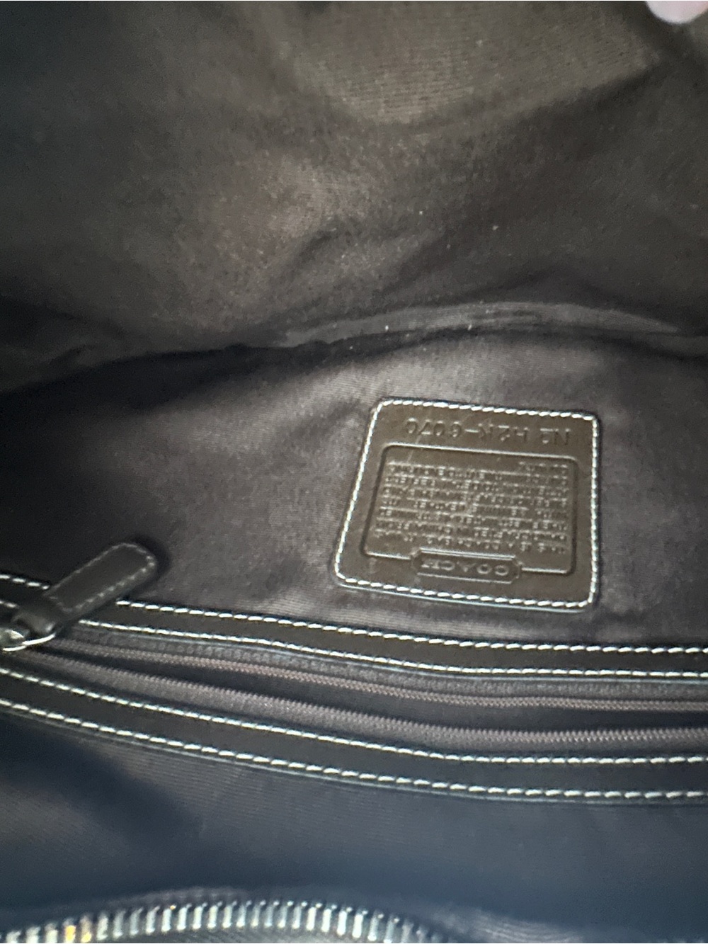 Coach Monogram Hobo Bag in Burgundy and Black - Picture 3 of 5